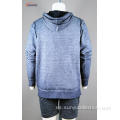 Hombres queman Longsleeve Sweatjacke con capucha